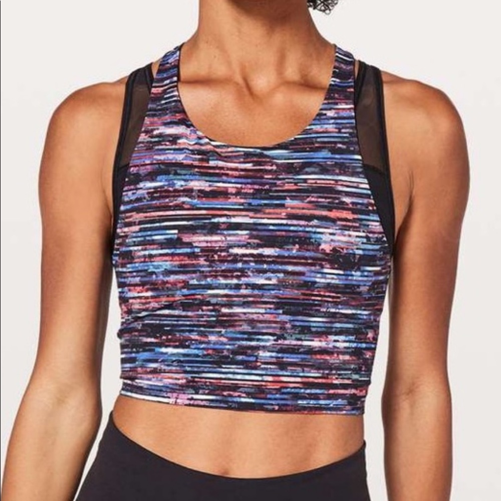 Lululemon Break Free Tank cropped sports bra